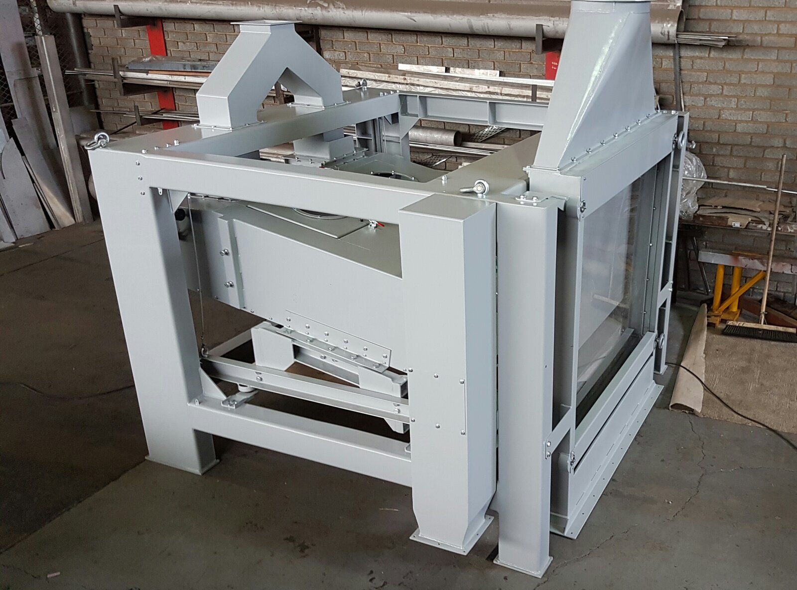 Grain cleaning plant installation