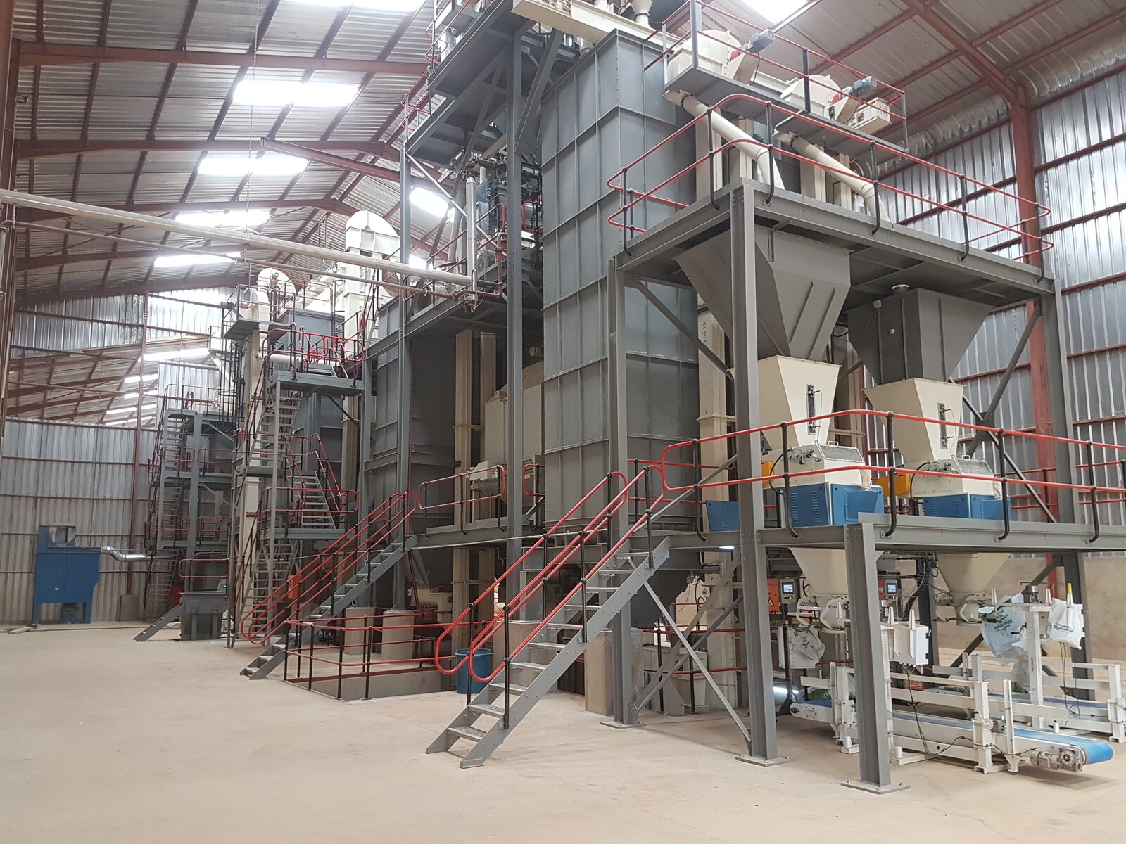Peanut processing plant overview by Facet Engineering